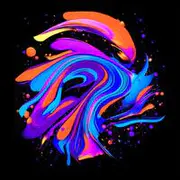 霓虹转盘 - AI音乐作品封面